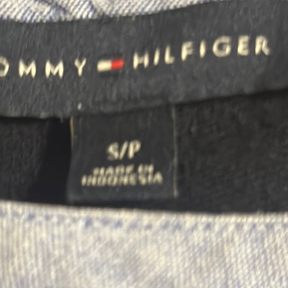 Tommy Hilfiger Blue Tie Front Blouse - Picture 11 of 11